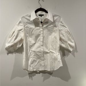Zac Posen white shirt / size 10 (fits like a S/M)